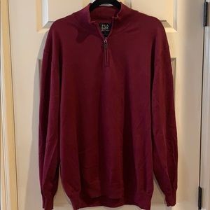 Jos A Bank Signature Collection Burgundy Sweater